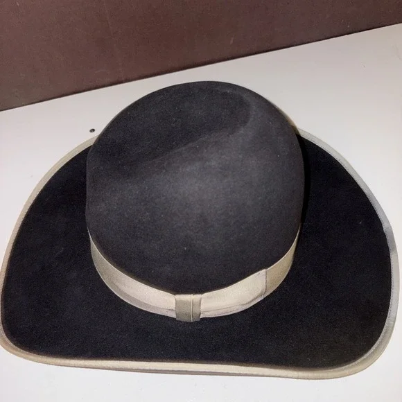 Beaver Brand Hats Fur Felt Size 6 7/8 Vintage - Picture 4 of 9